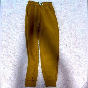 brown joggers